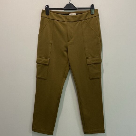 Anthropologie Green Cargo Pants Size 12 - Picture 13 of 16